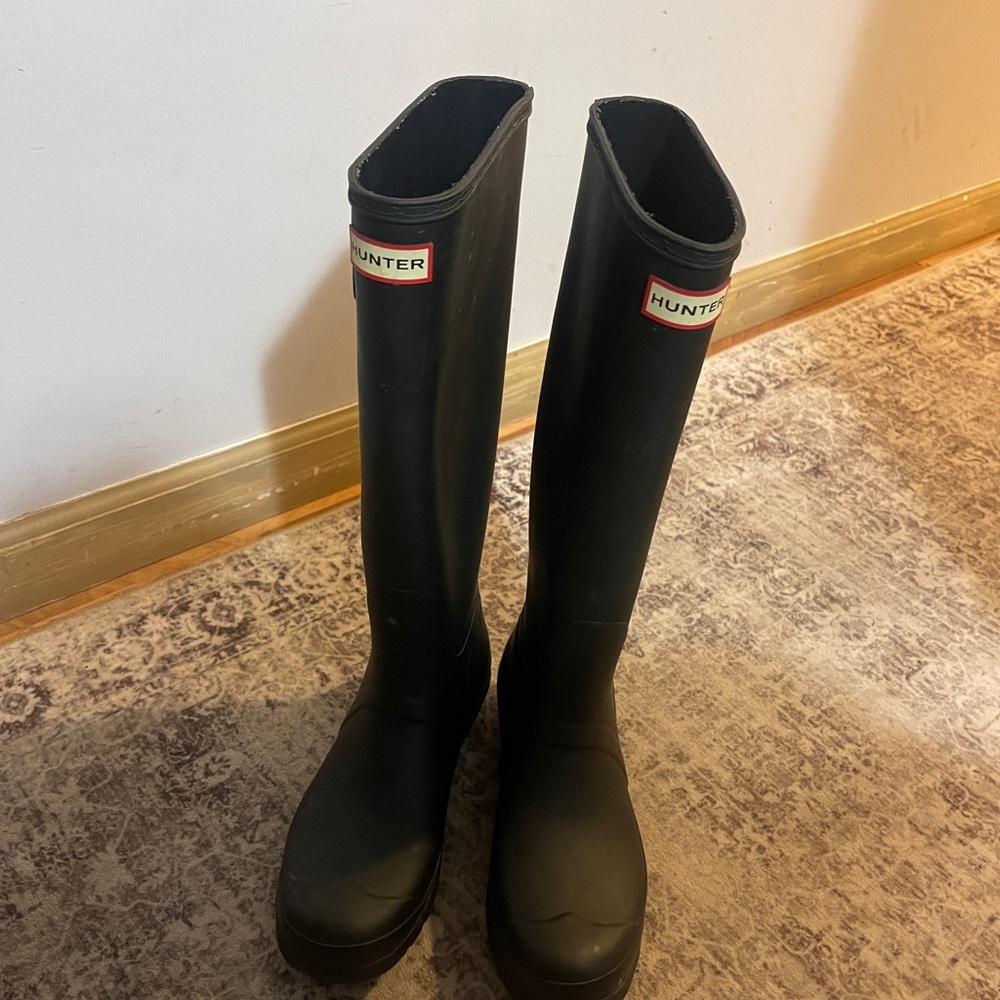 Hunter Black Rain Boots